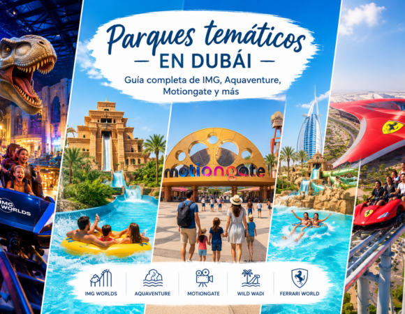 Parques temáticos en Dubái: guía completa de IMG, Aquaventure, Ferrari World y más